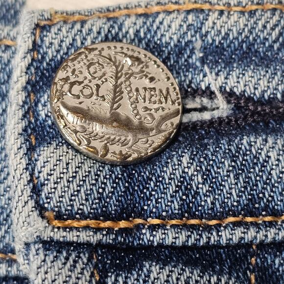 McGuire Denim Ibiza High Rise Ankle Tuxedo Stripe Jeans Style #246A, Size 27 - Picture 9 of 11